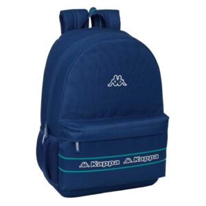 safta kappa marino mochila adaptable a carro bolsillos laterales doble tirador en cremallera ergonomia acolchada asa superior 19l 300x140x460mm color azul marino