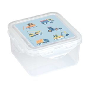 safta gruas fiambrera de 1.27l pvc sin bpa cierre hermetico a presion 130x130x75mm color transparente