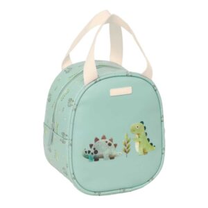 safta dinos neceser termo de 5.85l interior forrado en aluminio asa superior 190x140x220mm color menta