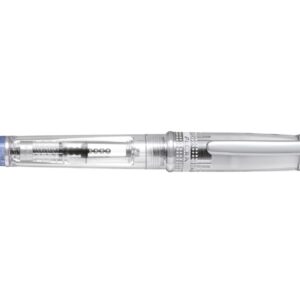 pilot prera pluma estilografica cuerpo transparente incluye convertidor y cartucho de tinta color azul
