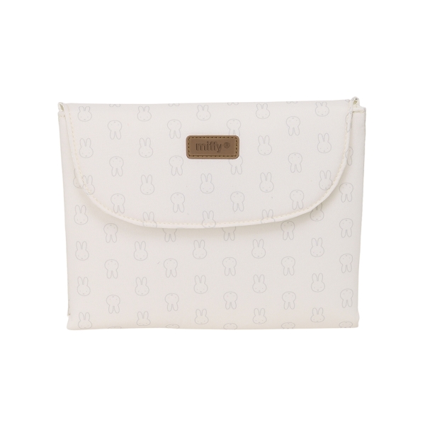 safta miffy mum moon cambiador de bebe plegable repelente de agua compacto facil de limpiar 400x500mm color blanco