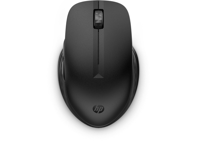 hp 435 raton inalambrico multi‑dispositivo 2.4ghz + bluetooth 5.2 sensor optico multi‑superficie 4000 dpi 5 botones (4 programables) cambio entre 2 equipos y flujo entre sistemas autonomia hasta 24 meses color negro