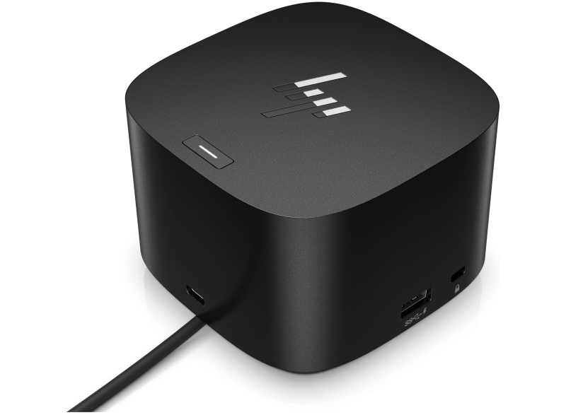 hp thunderbolt dock g4 120w thunderbolt 4 con 13 puertos soporta hasta 4 monitores 4k ethernet 2x velocidad gestion remota intel vpro alimentacion hasta 100w via usb‑c color negro