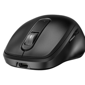 hp 515 raton inalambrico recargable ultra‑rapido sensor multi‑superficie 4000 dpi 5 botones conexion 2.4ghz via dongle usb‑a usb‑c para carga diseño ambidiestro color negro
