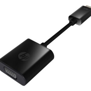 hp adaptador hdmi a vga soporta resoluciones 720p y 1080p conector hdmi macho a vga hembra diseño compacto y portátil compatible con ultrabook y portátiles hp color negro