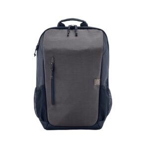 hp travel mochila expandible para portatil 15.6" 18‑21l resistente al agua compartimento acolchado multiples bolsillos y accesos rapidos pasador para trolley color gris