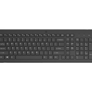 hp 225 teclado inalambrico 2.4ghz 12 atajos fn integrados indicadores led bloq num, bloq mayus y bateria autonomia hasta 16 meses color negro