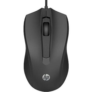 hp 105 raton usb sensor optico 1600 dpi diseño ambidiestro ergonomico 3 botones con rueda de desplazamiento ligero y duradero color negro