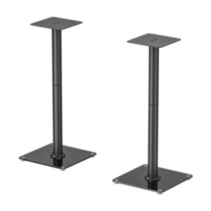 aisens pack soporte universal de suelo para altavoces carga max. 25kg altura 76.5cm color negro