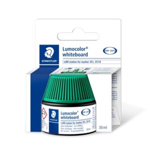 staedtler bote de tinta para recarga rotulador lumocolor 351 capacidad 30ml color verde