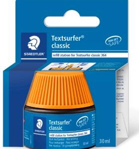 staedtler bote de tinta para recarga marcador textsurfer 364 capacidad 30ml color naranja