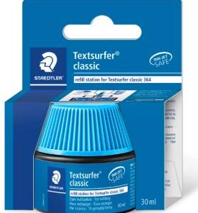 staedtler bote de tinta para recarga marcador textsurfer 364 capacidad 30ml color azul