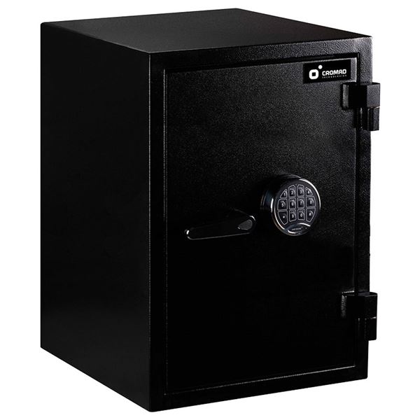 cromad e14450 caja fuerte certificacion europea ecb.s nivel s2 cerradura electronica con teclado easthouse acero macizo de alta resistencia sistema de doble bulon 550x410x405mm