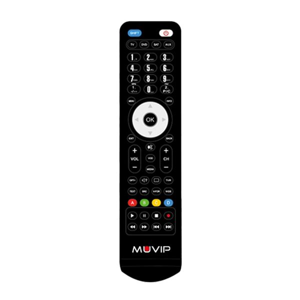 muvip mando a distancia 4 en 1 universal programable aprendizaje desde el mando original color negro