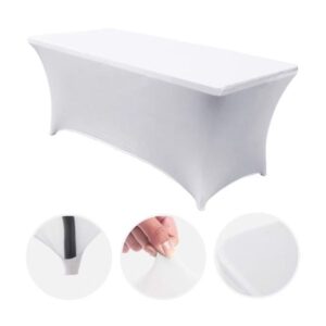 sungarden funda para mesa de resina 180x74x74cm color blanco