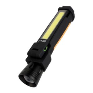 elbat flashlight linterna de trabajo led linterna 800lm luz de trabajo 750lm funcion powerbank resistente a golpes y salpicaduras color negro