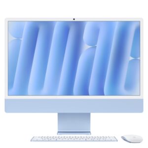 apple imac m4 all in one 24" retina 4.5k 24gb 512gb cpu 10n gpu 10n color azul