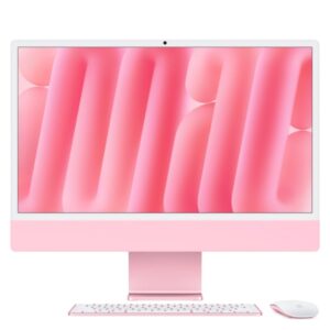 apple imac m4 all in one 24" retina 4.5k 16gb 256gb cpu 8n gpu 8n color rosa