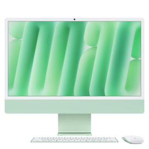 apple imac m4 all in one 24" retina 4.5k 16gb 256gb cpu 10n gpu 10n color verde