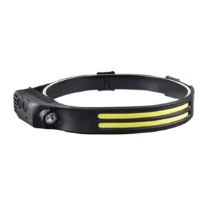 elbat eb0575 linterna de cabeza led 800lm + 200lm 6500k 4 modos de iluminacion sensor de manos autonomia hasta 8 horas color negro