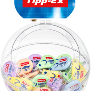 tipp ex mini pocket mouse pastel expositor con 40 cintas correctoras 5mm x 6m resistente escritura instantanea