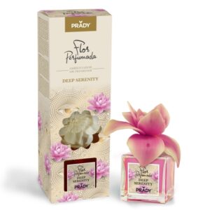 prady ambientador flor perfumada deep serenity frasco de cristal 90ml