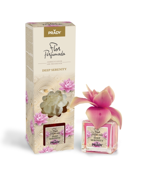 prady ambientador flor perfumada deep serenity frasco de cristal 90ml