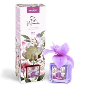 prady ambientador flor perfumada lily frasco de cristal 90ml