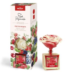 prady ambientador flor perfumada frutos rojos frasco de cristal 90ml