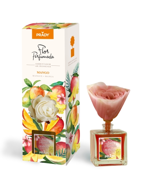 prady ambientador flor perfumada mango frasco de cristal 90ml