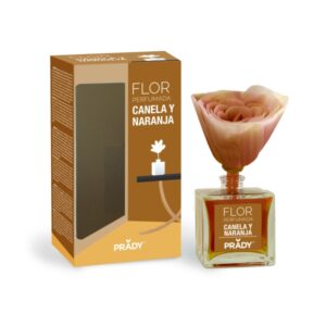 prady ambientador flor perfumada canela y naranja frasco de cristal 90ml