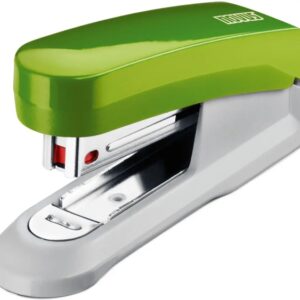 novus evolution e15 fresh grapadora de sobremesa hasta 15 hojas grapado cerrado y clavado incluye 200 grapas nº10 color verde/gris