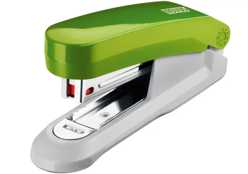 novus evolution e15 fresh grapadora de sobremesa hasta 15 hojas grapado cerrado y clavado incluye 200 grapas nº10 color verde/gris