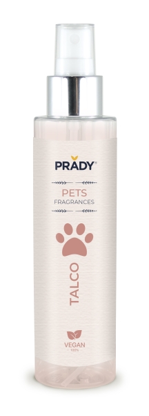 prady perfume para mascota talco frasco de 150 ml spray pulverizador