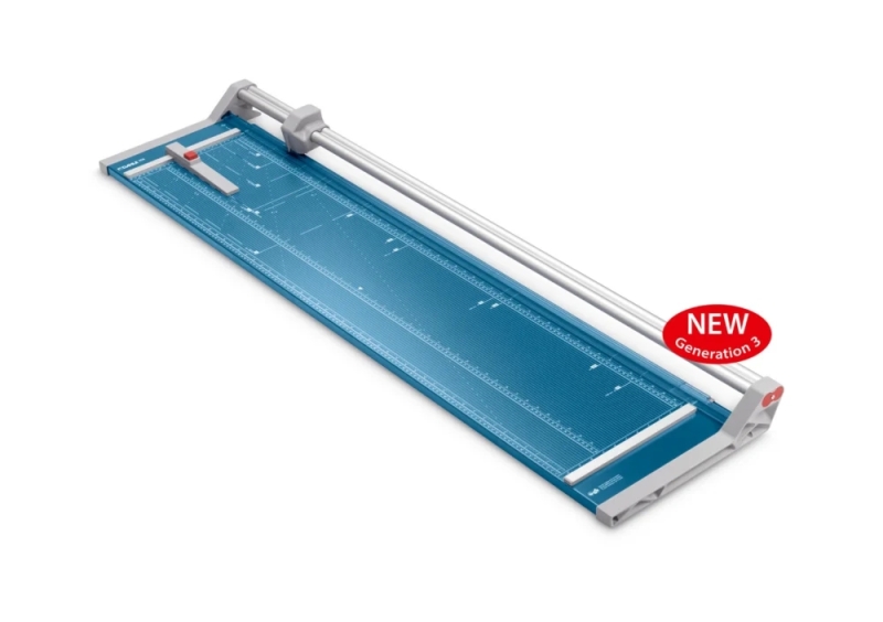 dahle 558 cizalla profesional de rodillo formato a0 capacidad 7 hojas longitud de corte 1300mm cuchilla circular autoafilable de acero