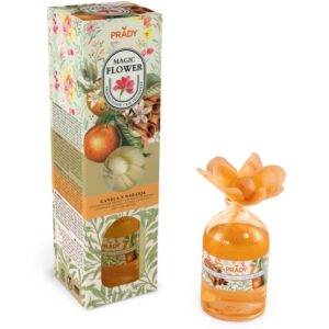 prady ambientador magic flower canela y naranja frasco de cristal 100ml