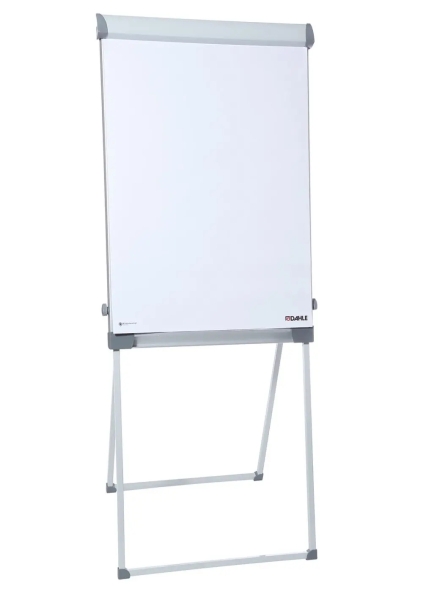 dahle 96011 profesional pizarra/caballete metalico 670x950mm superficie magnetica 2 portafotos extraibles bandeja para rotuladores color blanco
