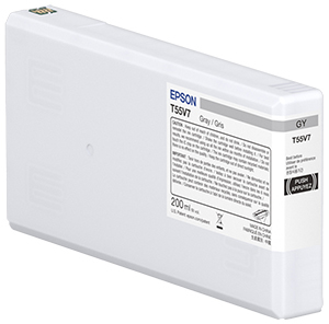 epson t55w7 gris cartucho de tinta original c13t55w700
