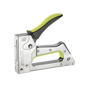 miles ts4002 clavadora/grapadora metalica para grapas 6 10mm facil carga con indicador ergonomica color cromado