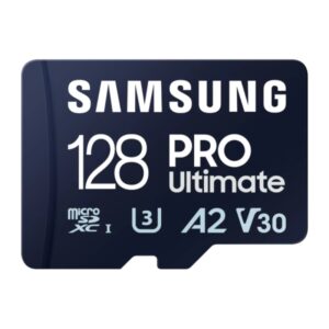 samsung pro ultimate tarjeta micro sdxc 128gb uhs i u3 a2 v30 con adaptador sd
