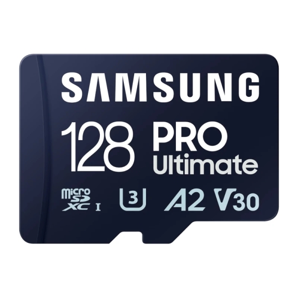 samsung pro ultimate tarjeta micro sdxc 128gb uhs i u3 a2 v30 con adaptador sd