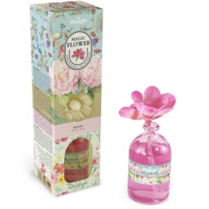 prady ambientador magic flower rosas frasco de cristal 100ml