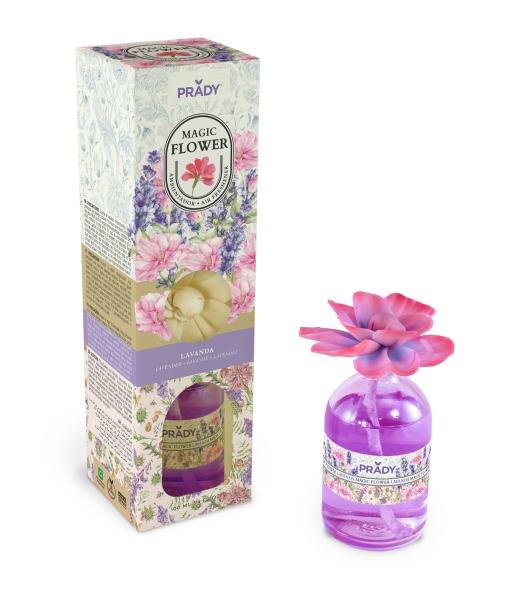 prady ambientador magic flower lavanda frasco de cristal 100ml