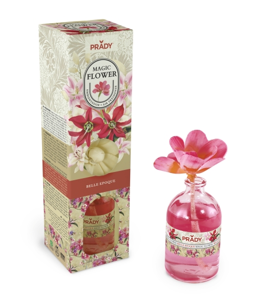 prady ambientador magic flower belle epoque frasco de cristal 100ml