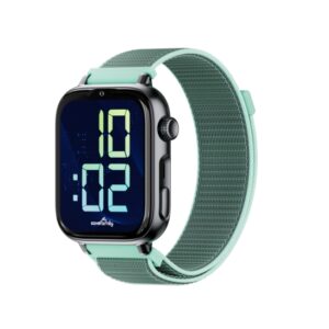 savefamily reloj inteligente smartwatch infantil savewatch plus 2 pantalla amoled carcasa negra correa tela ocean