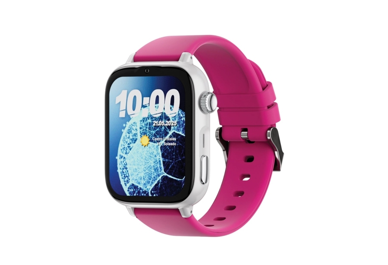 savefamily reloj inteligente smartwatch infantil savewatch plus 2 pantalla amoled carcasa blanca correa tela tribeca