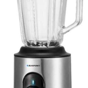 blaupunkt bp4002 batidora de vaso 1000w con jarra de cristal 1.5l 2 velocidades + turbo cuchillas de acero inoxidable funcion pulse pies antideslizantes apta para lavavajillas color negro