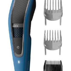 philips hc5612/15 cortapelos series 5000 tecnologia trim‑n‑flow y doble cuchilla dualcut 28 ajustes de longitud 0.5‑28mm 75min de uso inalambrico incluye 3 peines guia cuchillas autoafilables acero inoxidable