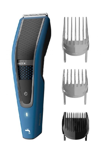 philips hc5612/15 cortapelos series 5000 tecnologia trim‑n‑flow y doble cuchilla dualcut 28 ajustes de longitud 0.5‑28mm 75min de uso inalambrico incluye 3 peines guia cuchillas autoafilables acero inoxidable