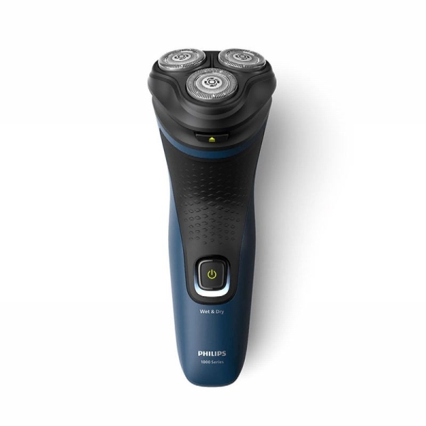 philips s1151/00 afeitadora electrica series 1000 wet & dry 3 cabezales flexibles 3d afeitadora 100% lavable ipx7 uso inalambrico 40min carga 8h mango ergonomico